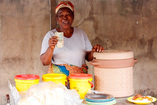 Woman vendor, Nigeria