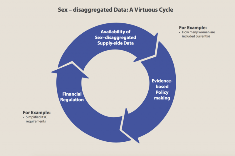 Sex - disaggregated Data: A Virtuous Cycle chart