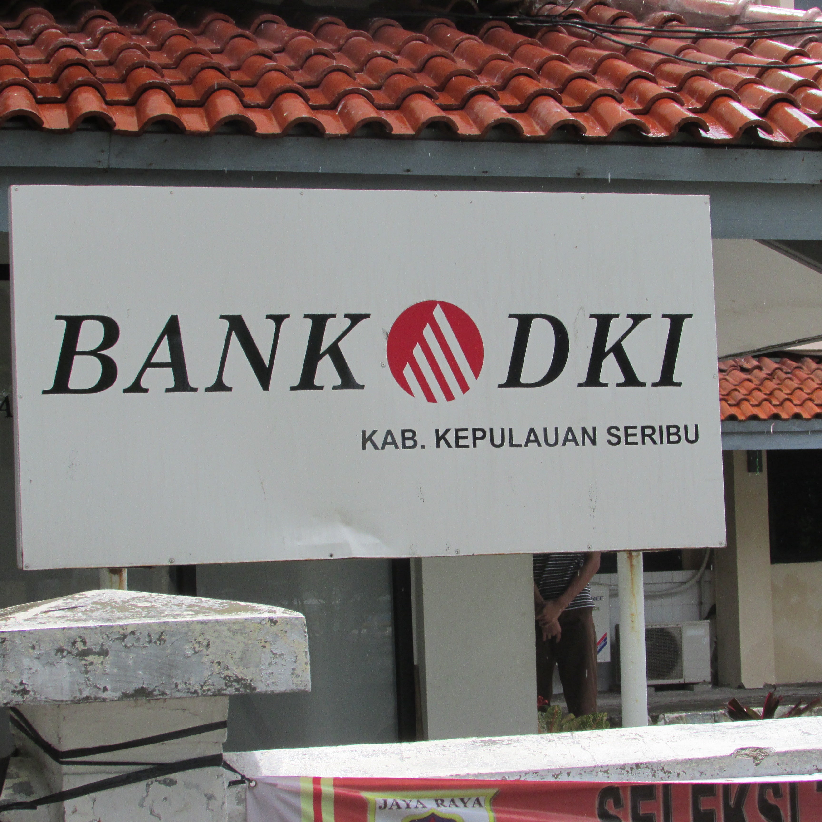 A bank in the Indonesian Islands