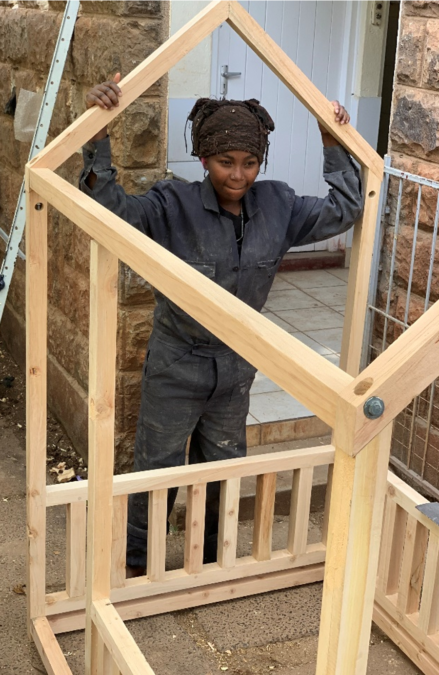 Gig workers like Frida Nyawira, a carpenter, often need financing to practice or expand their trade. Photo: CGAP
