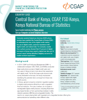 Snapshot of Kenya case study
