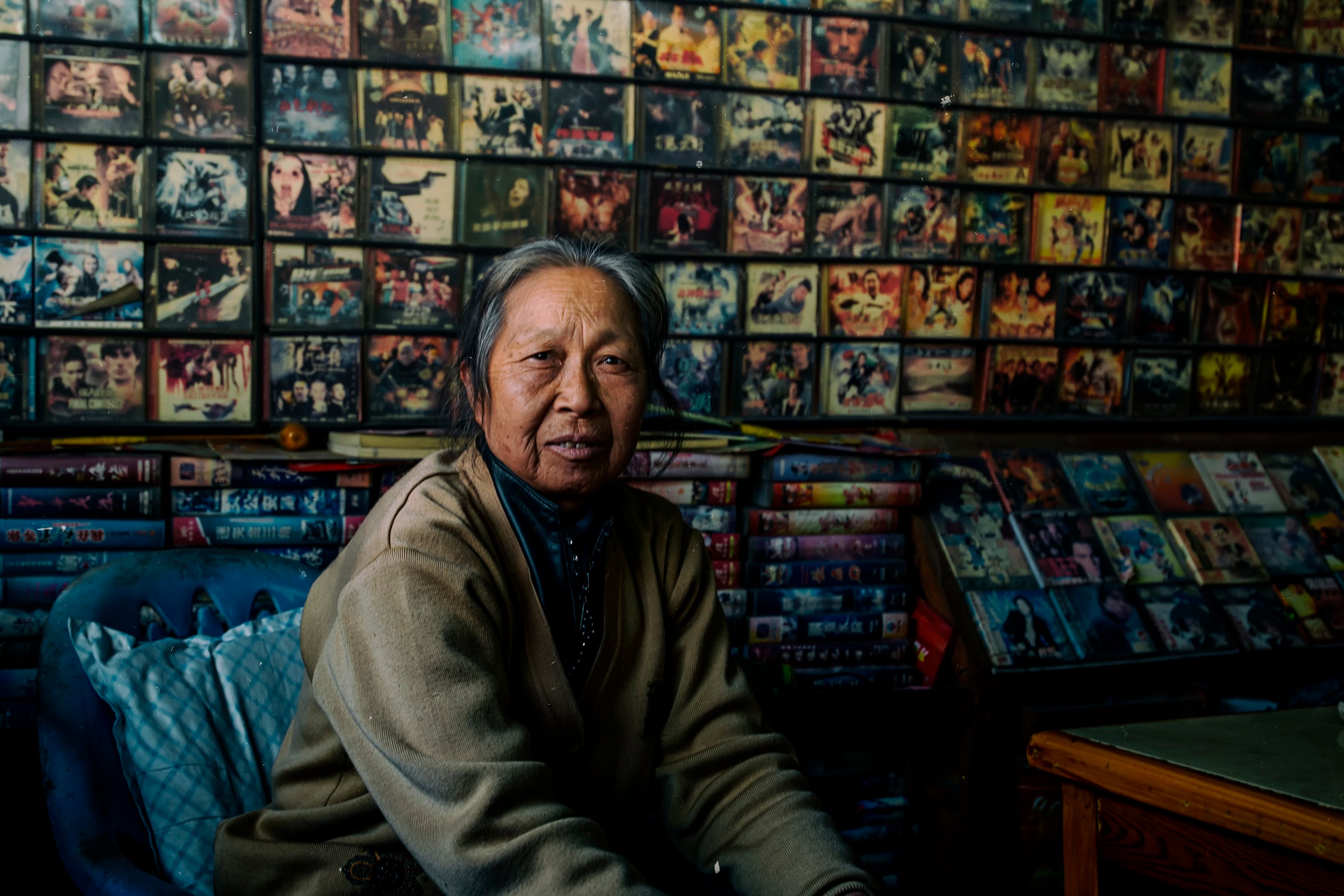 This woman manages a video parlor in India. She started the business with a government loan and has grown ever since. Photo: Joydeep Mukherjee, 2017 CGAP Photo Contest