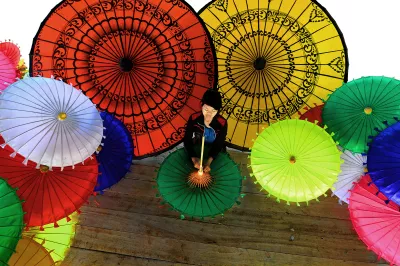 Pathein Umbrella, Myanmar. Photo by Deba Prasad Roy, 2016 CGAP Photo Contest