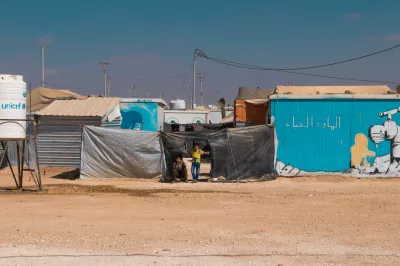 Zaatari Camp in Jordan, Photo by Tricia Cuna Weaver