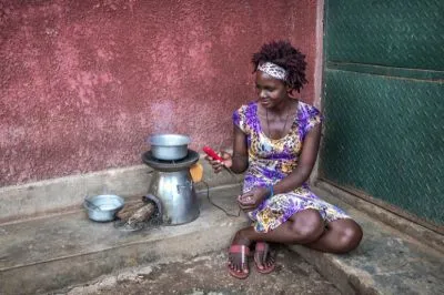 woman using a smartphone 