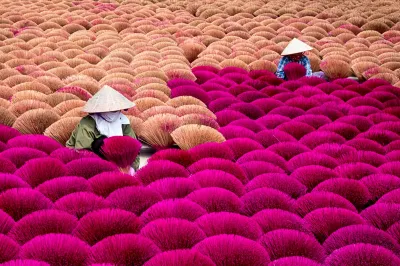 Drying flowers, Vietnam. Photo credit: Hu Hung Truong, CGAP Photo Contest
