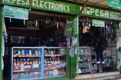 An electronics store in Kenya accepts M-PESA. Photo: Darwin Wanjiru, 2018 CGAP Photo Contest