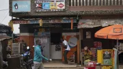 A busy street in Cote D’Ivoire