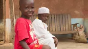 Children in rural Cote d'Ivoire