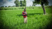 Young farmer in his field in Nigeria. Photo: Skoll Foundation